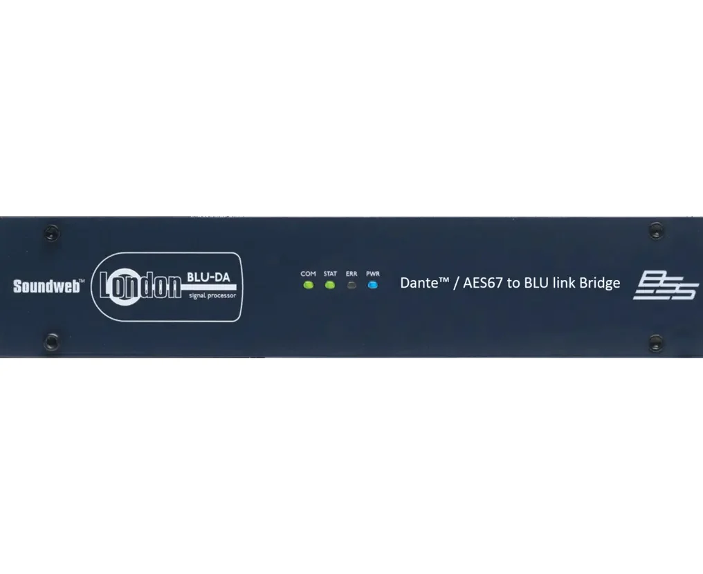 BSSBLU-DANFX BLU-DAN BLU link to Dante Bridge